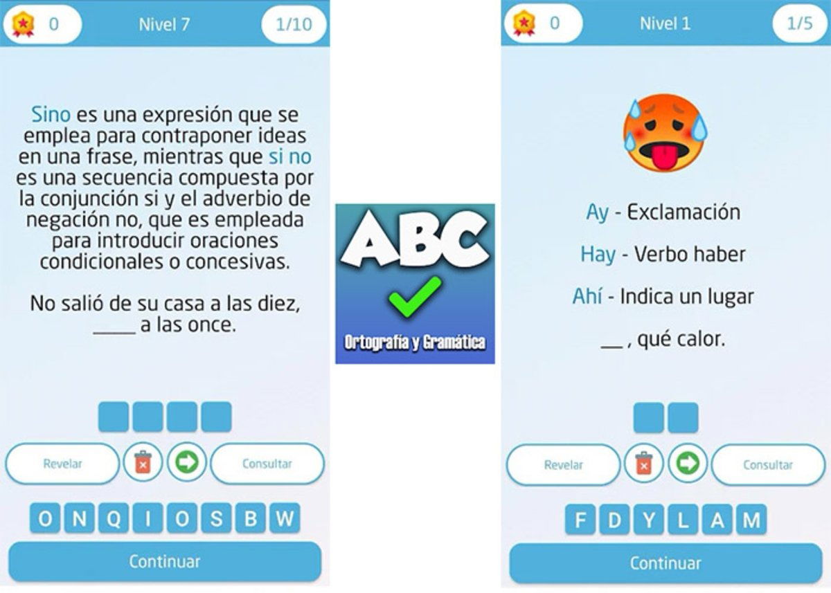 Juego de ortografia y gramatica en espanol