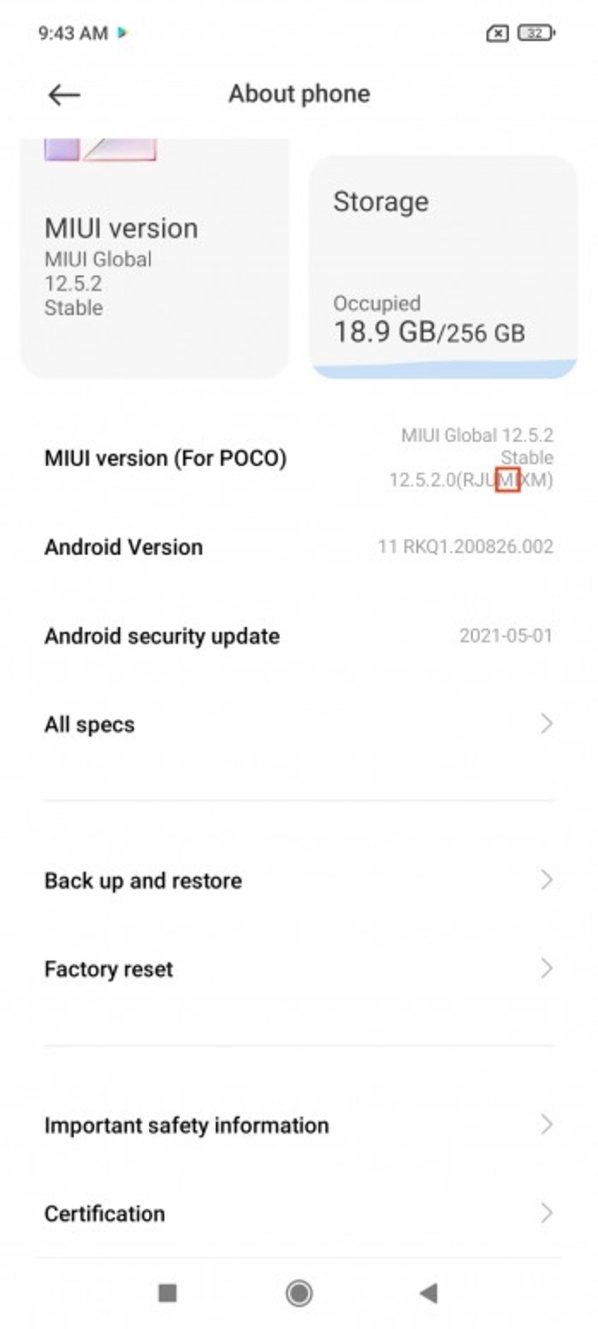 ROM MIUI con Android 12
