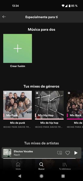 Qué son las fusiones de Spotify y cómo crear una con tus amigos