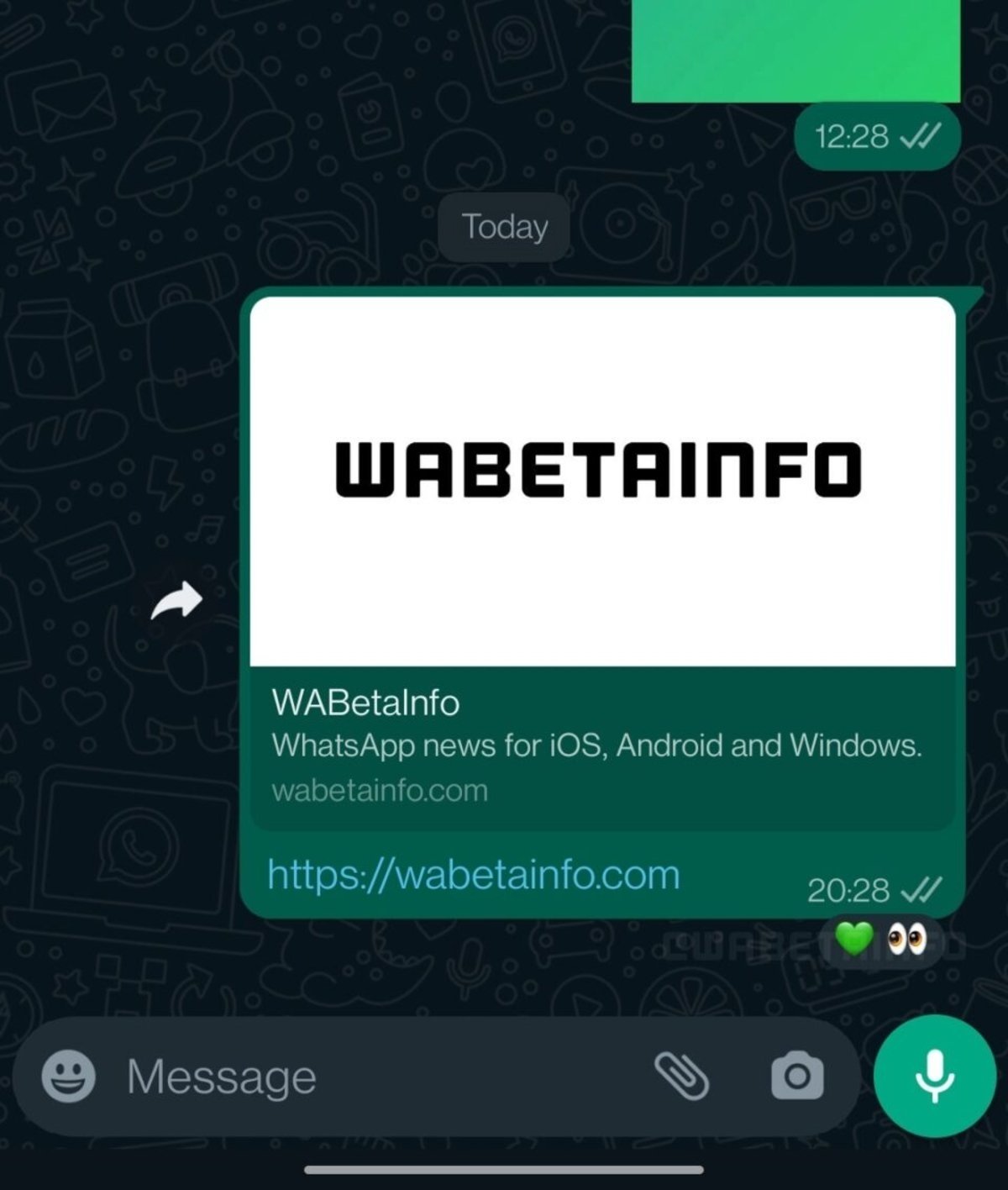 reacciones WABetaInfo WhatsApp