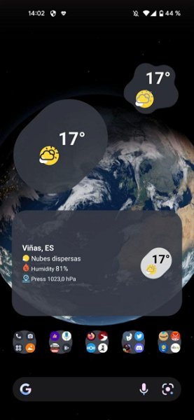 Esta aplicación gratuita trae los widgets del tiempo de Android 12 a tu móvil