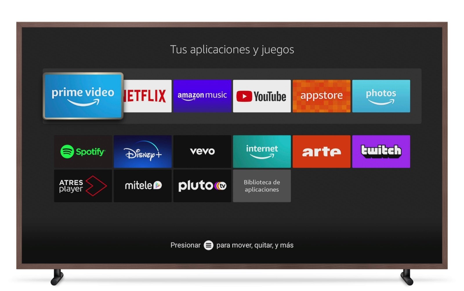 Aplicaciones en Amazon Fire TV 4K Max