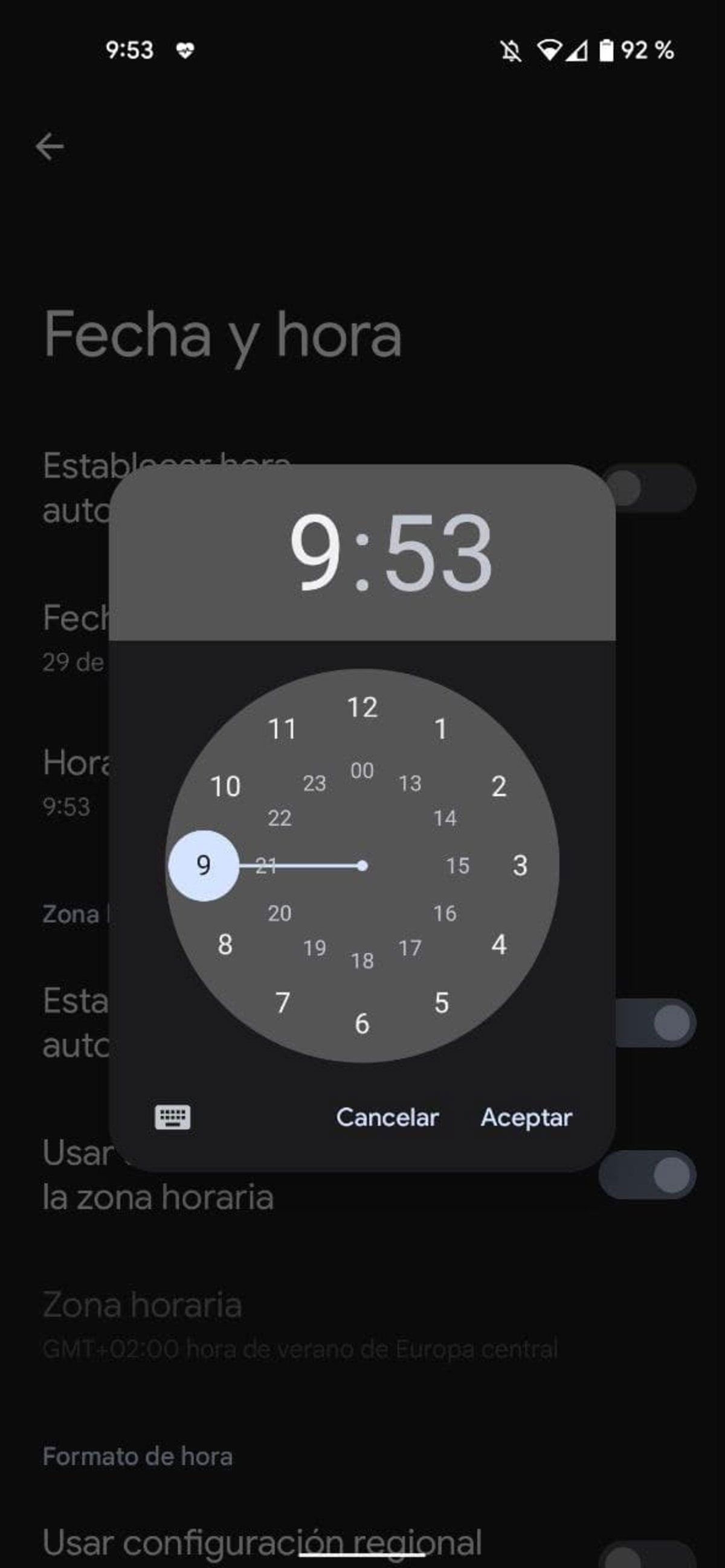 Como cambiar la online hora del reloj digital