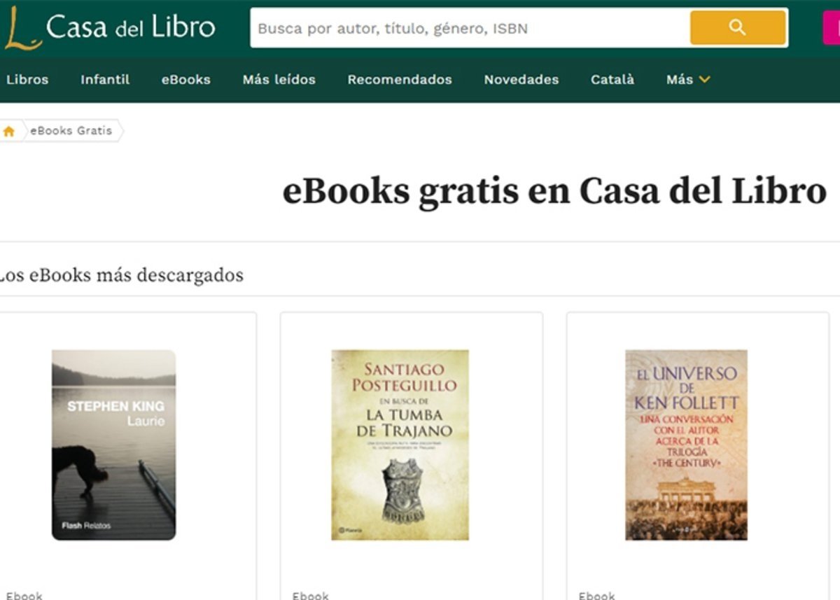 Casadellibro: eBooks gratis para descargar