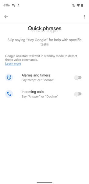 Google Assistant se simplifica con "frases rápidas": no tendrás que decir "Hey Google" para apagar alarmas