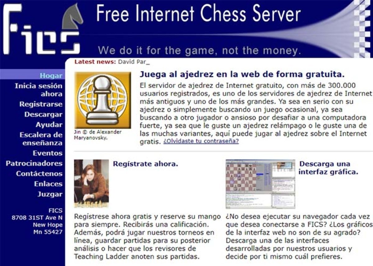 Freechess: juega al ajedrez en la web de forma gratuita