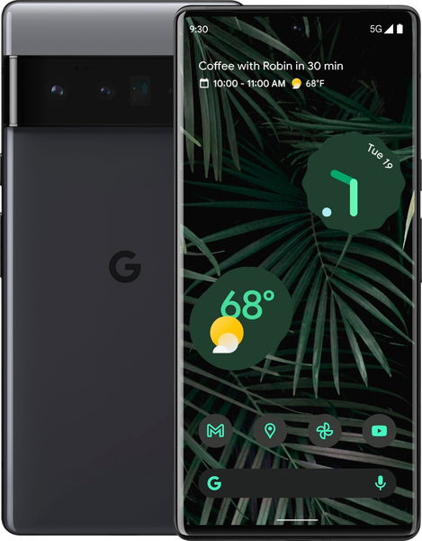 El diseño de los Google Pixel 6 XL y Pixel 6 Pro confirmado