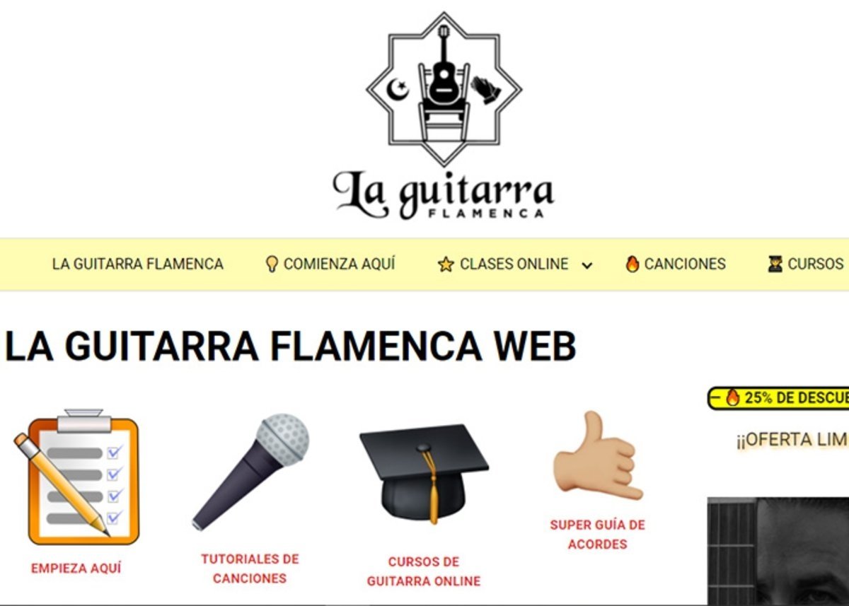 La Guitarra Flamenca: tutoriales de canciones y cursos de guitarra online