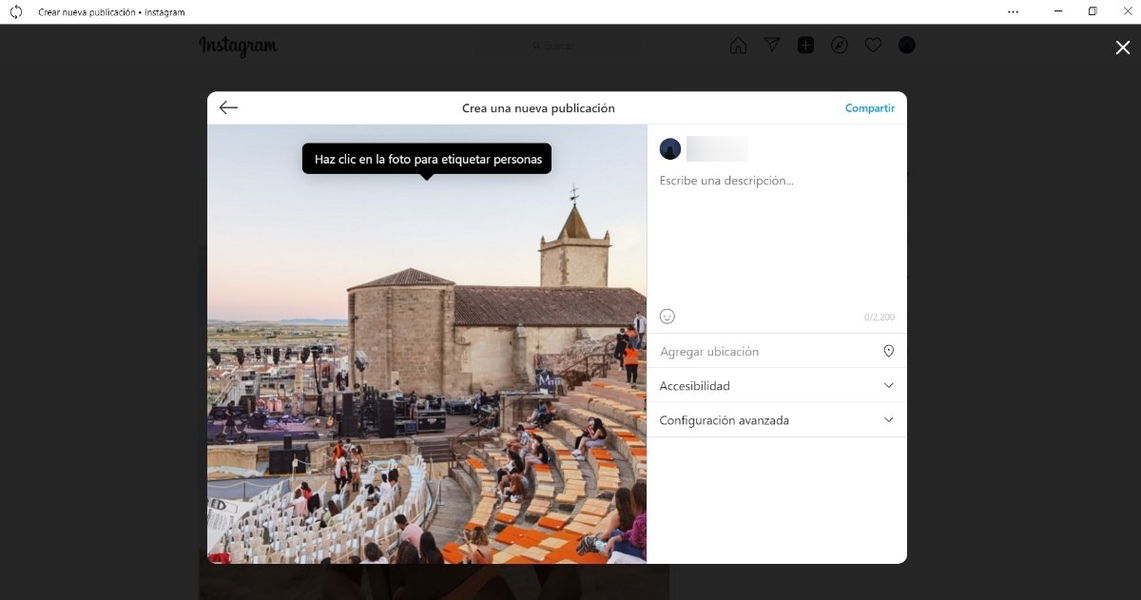 Cómo subir fotografías a Instagram desde el PC