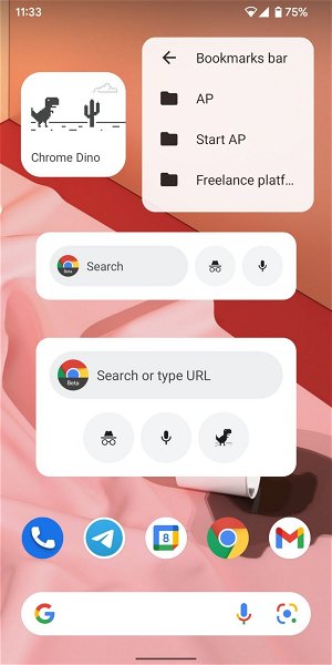 Los nuevos widgets de Google Chrome para Android ya se pueden probar en la última beta