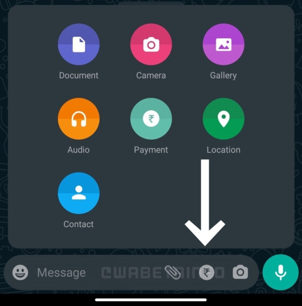 WhatsApp prueba un botón de acceso directo a los pagos.