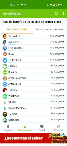 Esta utilísima aplicación te avisa cuando la batería de tu móvil está completamente cargada