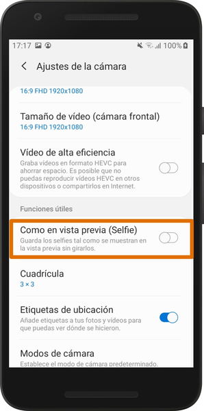 ¿Tienes un móvil Samsung? Desactiva este ajuste en las opciones para hacer mejores selfis