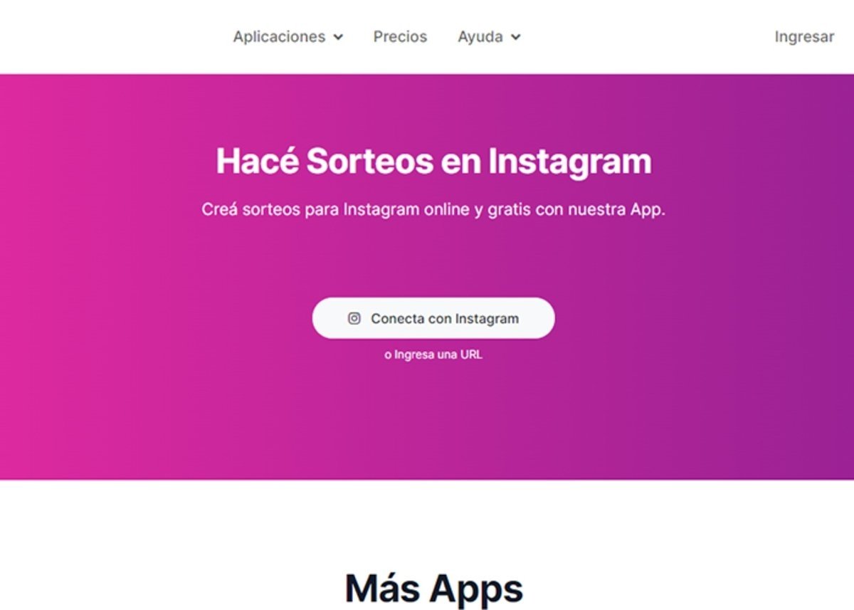App Sorteos: crea y realiza sorteos para Instagram online y gratis