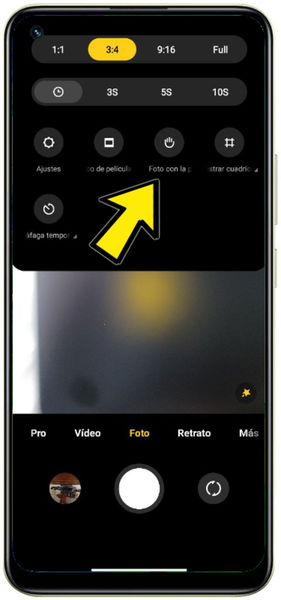 Cómo hacer una foto sin pulsar ningún botón en un móvil de Xiaomi