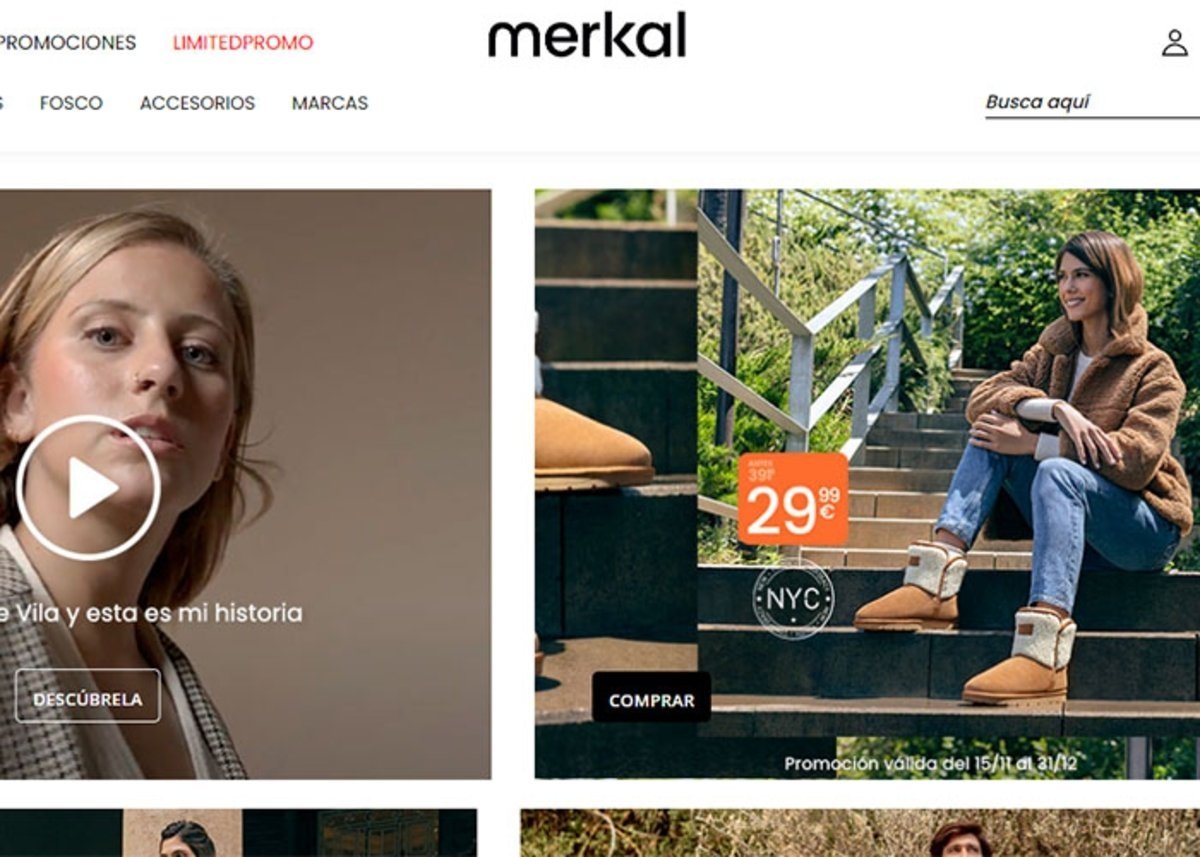 Merkal: tienda online con promociones de zapatillas