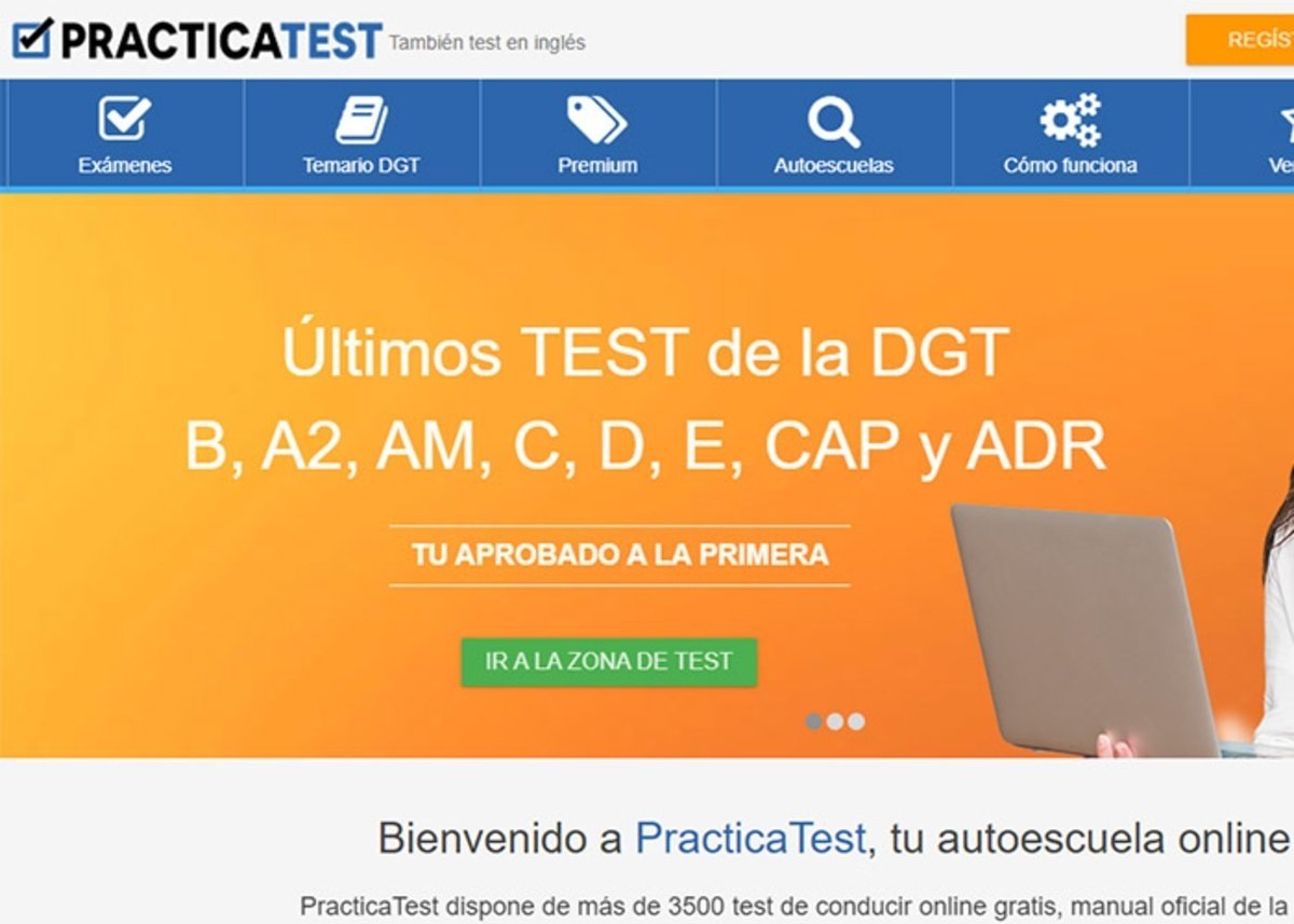 Practicatest: último test de la DGT actualizado