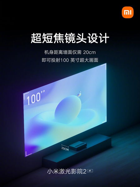 Xiaomi presenta el primer proyector láser del mundo compatible con Dolby Vision