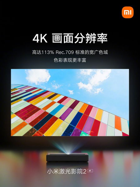 Xiaomi presenta el primer proyector láser del mundo compatible con Dolby Vision