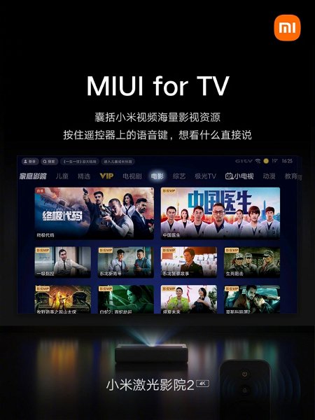 Xiaomi presenta su nuevo proyector láser con calidad de imagen 4K, Smart  TV