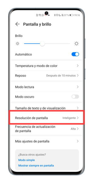 Con estos sencillos pasos podrás cambiar la resolución de la pantalla de tu móvil  Android