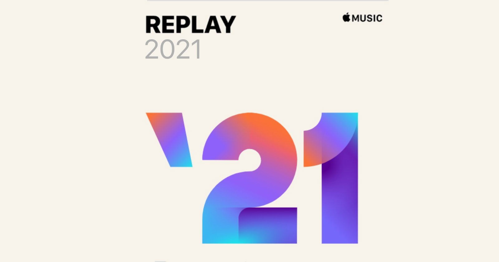 Apple Music Replay 2021