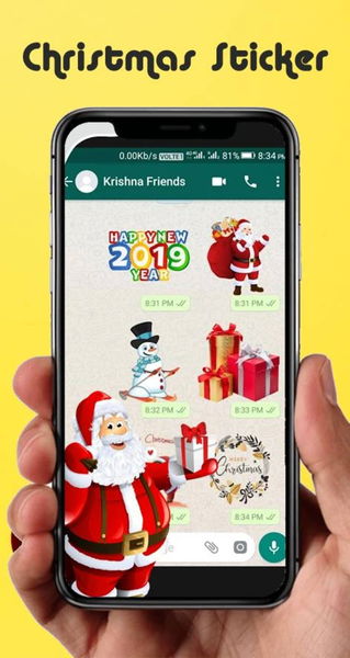 Stickers de WhatsApp para felicitar el Año Nuevo 2022 y las Navidades