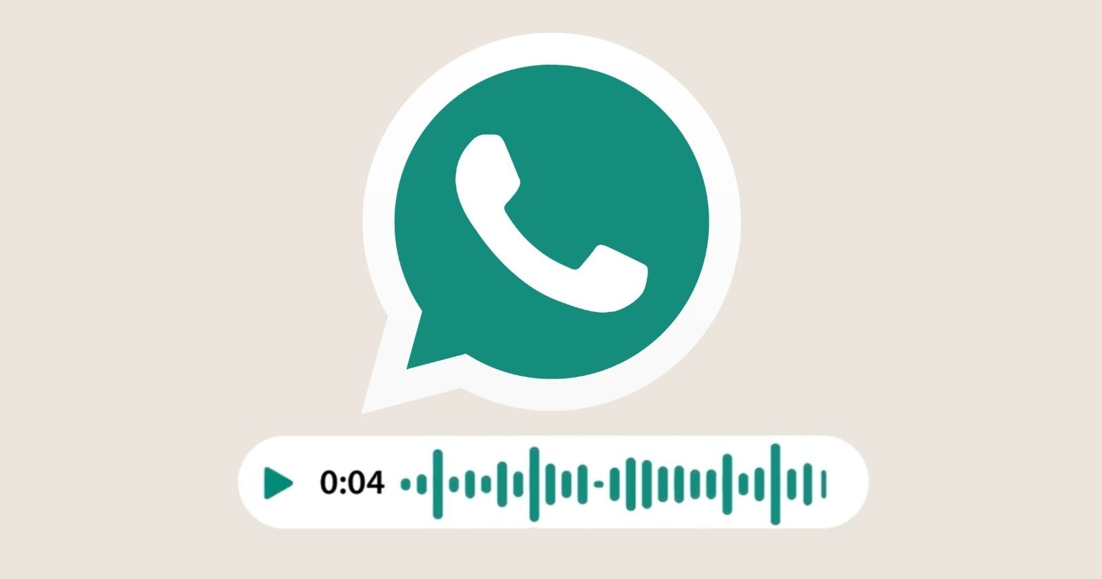 WhatsApp notas de voz segundo plano