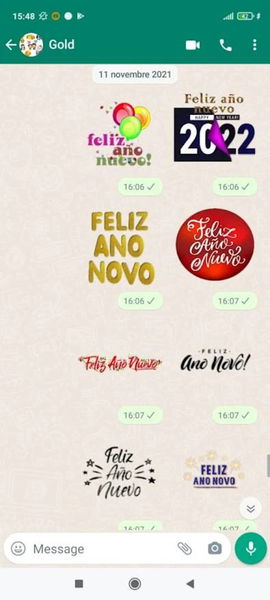 Stickers de WhatsApp para felicitar el Año Nuevo 2022 y las Navidades