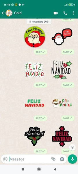 Stickers de WhatsApp para felicitar el Año Nuevo 2022 y las Navidades