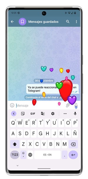 Cómo reaccionar a un mensaje en Telegram