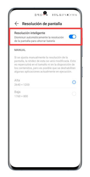 Cómo cambiar la resolución de la pantalla de tu móvil Android