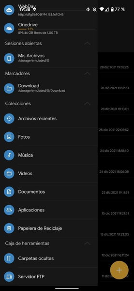 Este es el mejor explorador de archivos que he probado en Android