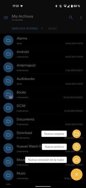 Este es el mejor explorador de archivos que he probado en Android