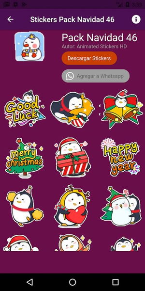 Stickers de WhatsApp para felicitar el Año Nuevo 2022 y las Navidades