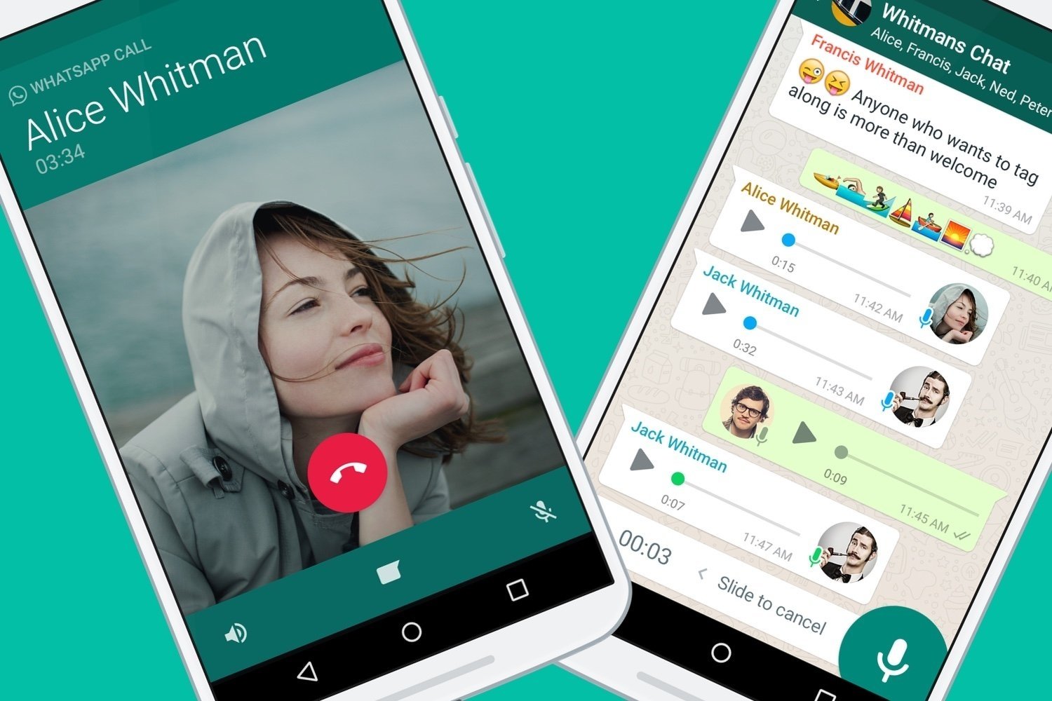 WhatsApp nueva interfaz llamadas de voz