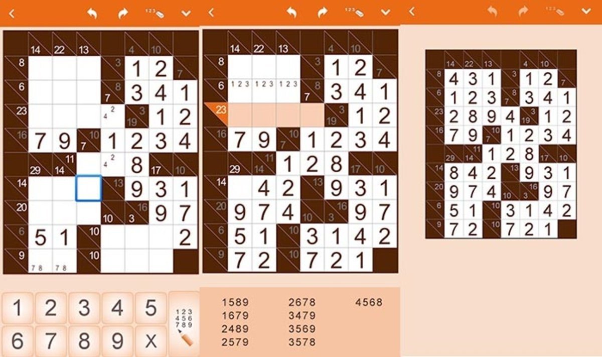 kakuro number crossword