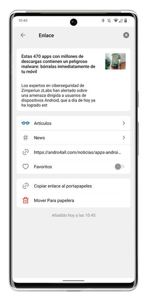 La mejor app que puedes usar para organizar enlaces guardados y sincronizarlos entre todos tus dispositivos