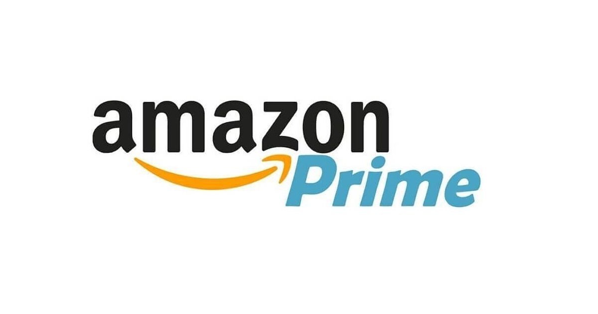 Amazon Prime logo blanco