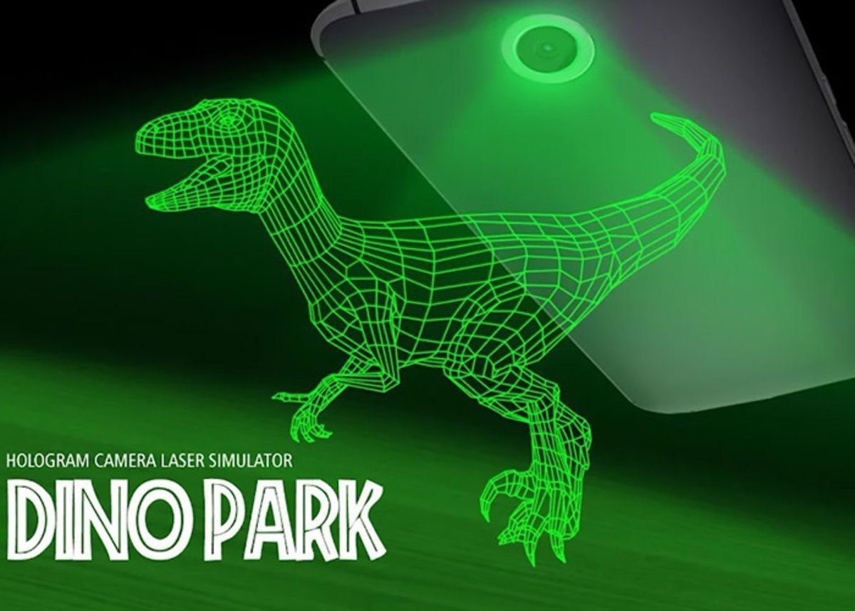 Dino Park Hologram Simulator: simulador de holograma con ayuda de tu cámara móvil