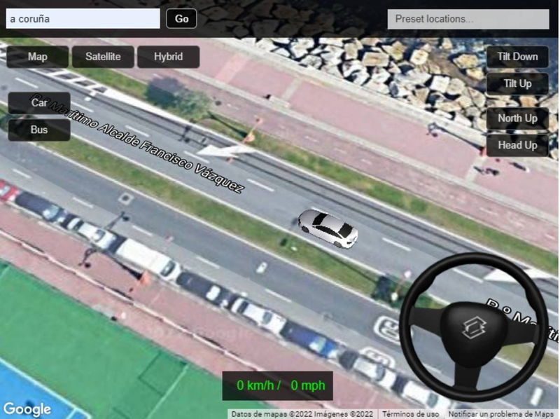 Con esta web puedes simular que conduces en Google Maps por cualquier parte del mundo