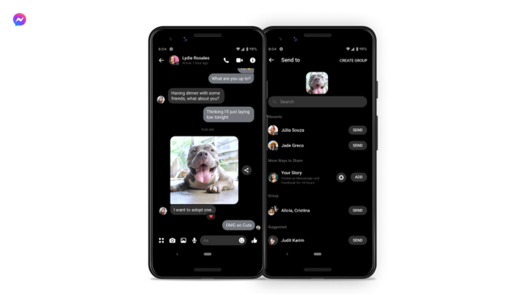 Nuevos cambios y funciones en los mensajes de Facebook Messenger