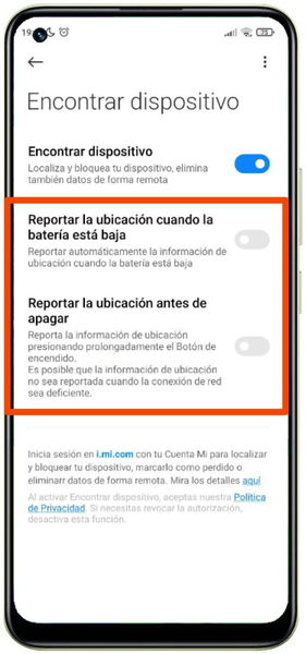 Cómo encontrar mi móvil Xiaomi o POCO perdido