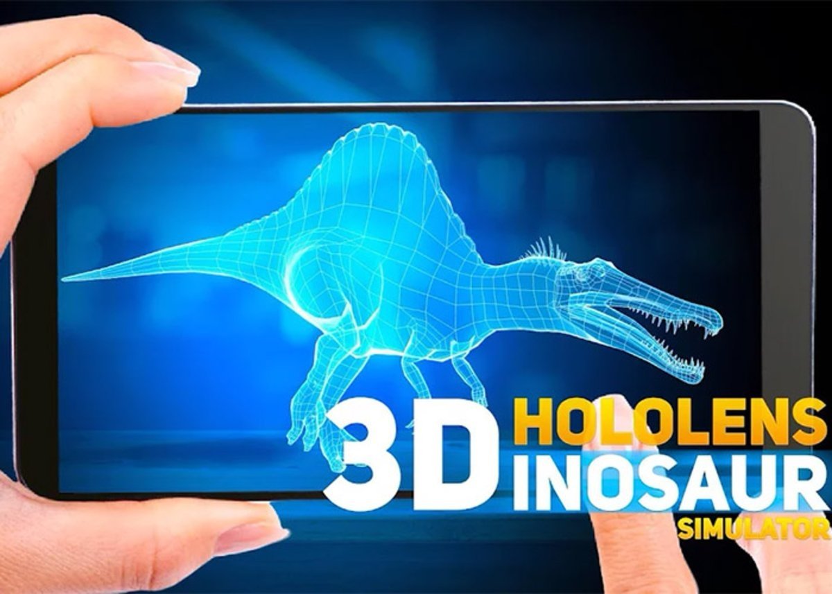HoloLens Dinosaurs park 3d hologram PRANK GAME: modelos realistas de dinosaurios