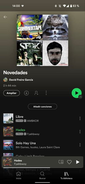 Spotify: cómo cambiar la carátula de tus listas de reproducción