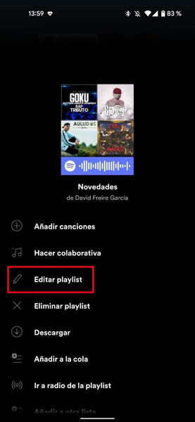 Spotify: cómo cambiar la carátula de tus listas de reproducción