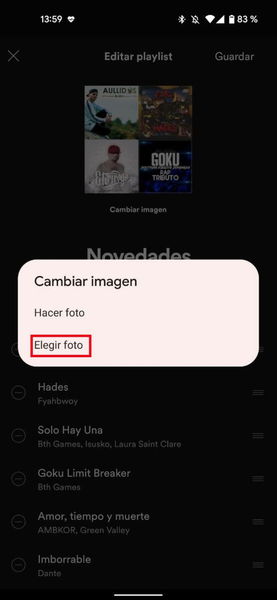 Spotify: cómo cambiar la carátula de tus listas de reproducción