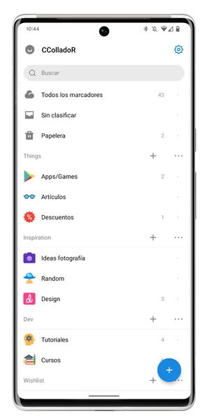 La mejor app que puedes usar para organizar enlaces guardados y sincronizarlos entre todos tus dispositivos