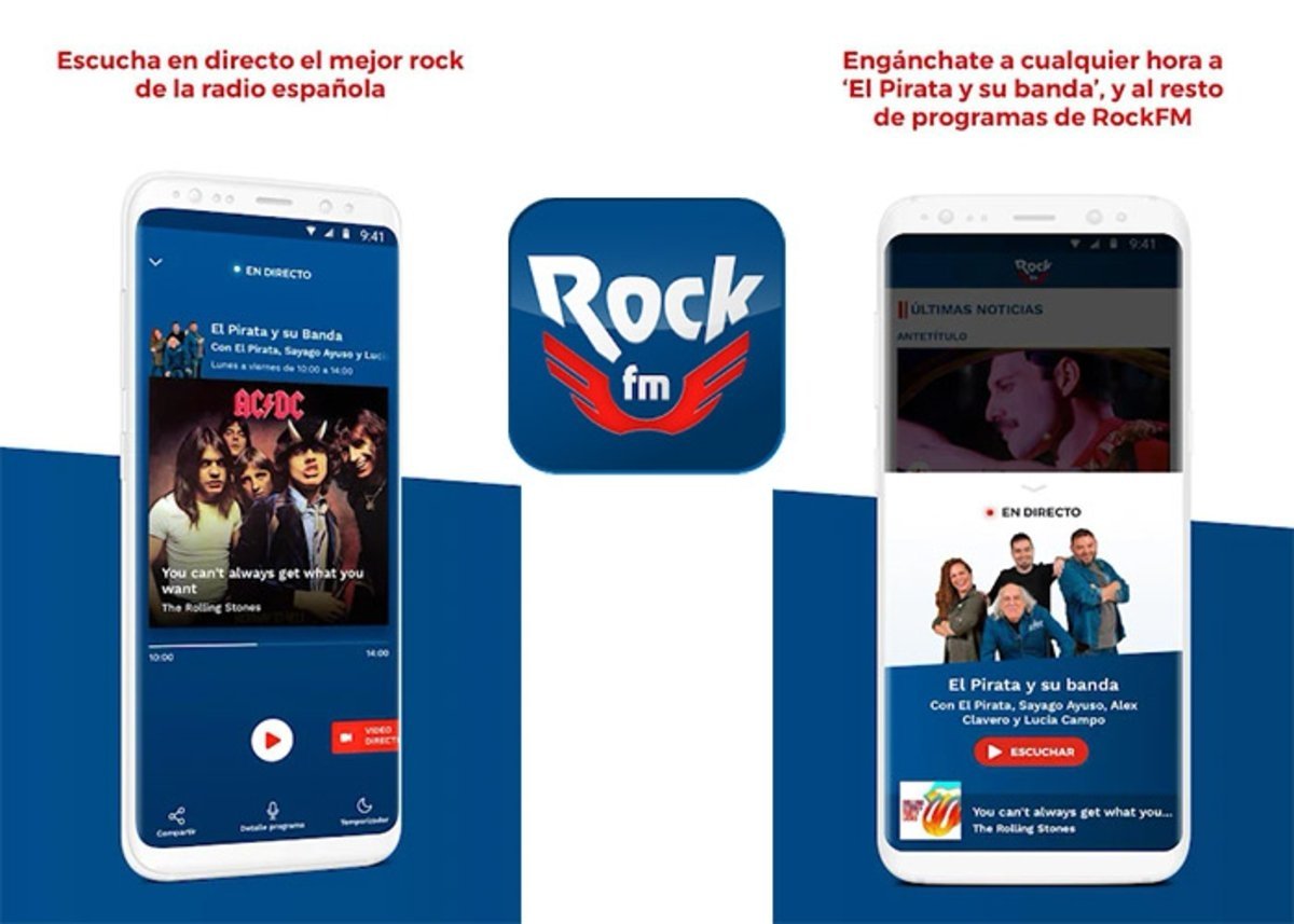 RockFM: escucha en directo el mejor rock de la radio española