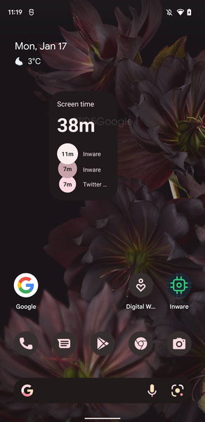 Google prepara un nuevo widget que te dirá si pasas demasiado tiempo con el móvil